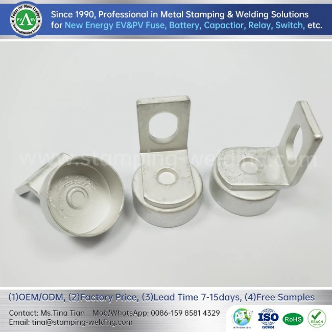 Copper Cap Contact for HV Low Current EV Fuses