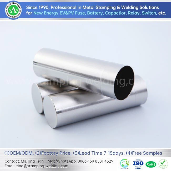 Cylindrical Batteries Steel Outer Skin