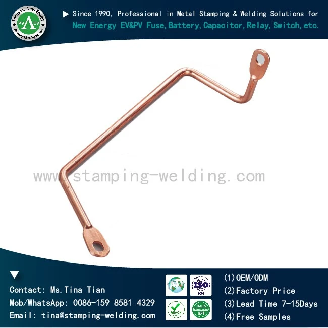 Customized 3D Bending Copper Busbar Sf6 V Unit Inflatable Cabinet