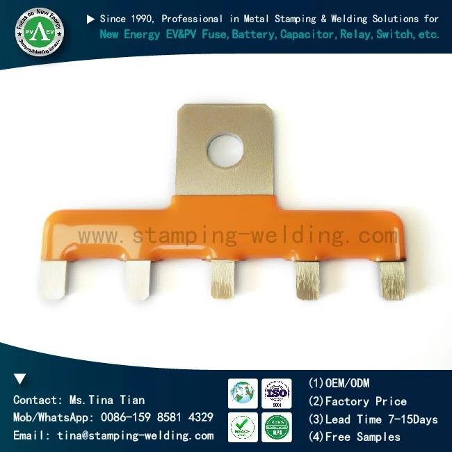 Nickel Plated EV Battery Copper Busbar