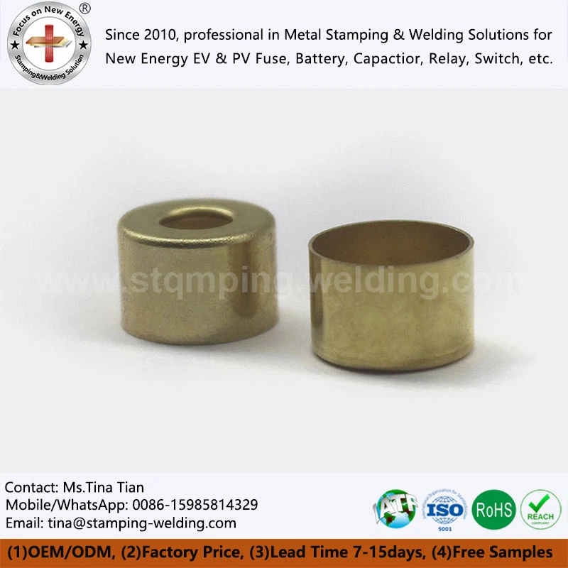 Brass small cap for fuse Brass small cap for fuse