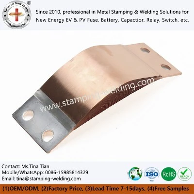 Flexible Insulated Copper Busbar Soft Connections Flexible Insulated Copper Busbar Soft Connections