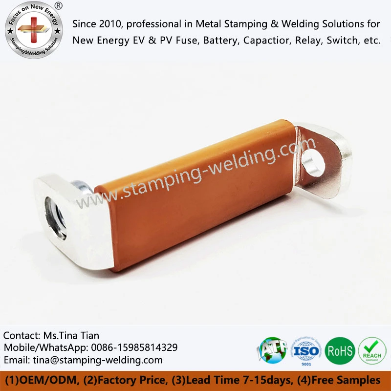 PVC Dipping Nickel Plated Copper BusBar for EV Battery PVC Dipping Nickel Plated Copper BusBar for EV Battery