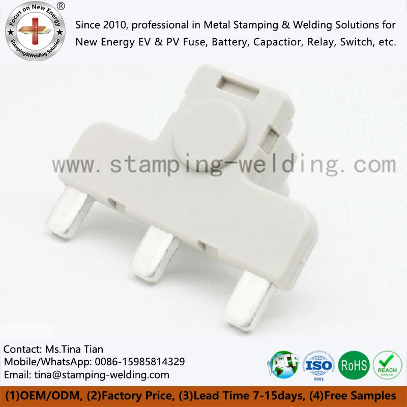 4 Pole Three Phase Fork Style Insulated Busbar 4 Pole Three Phase Fork Style Insulated Busbar