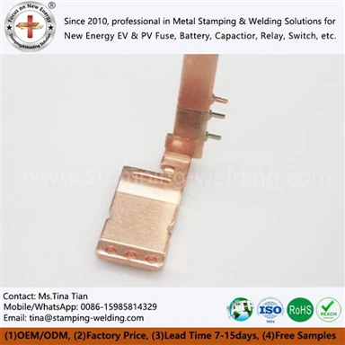 חלקי הטבעה נחושת למכונות תעשייתיות